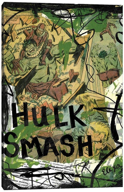 Hulk Canvas Art Print - Superhero Art