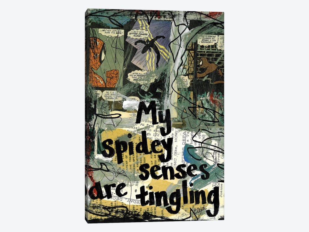 Spidey Sense Spiderman by Elexa Bancroft 1-piece Canvas Art