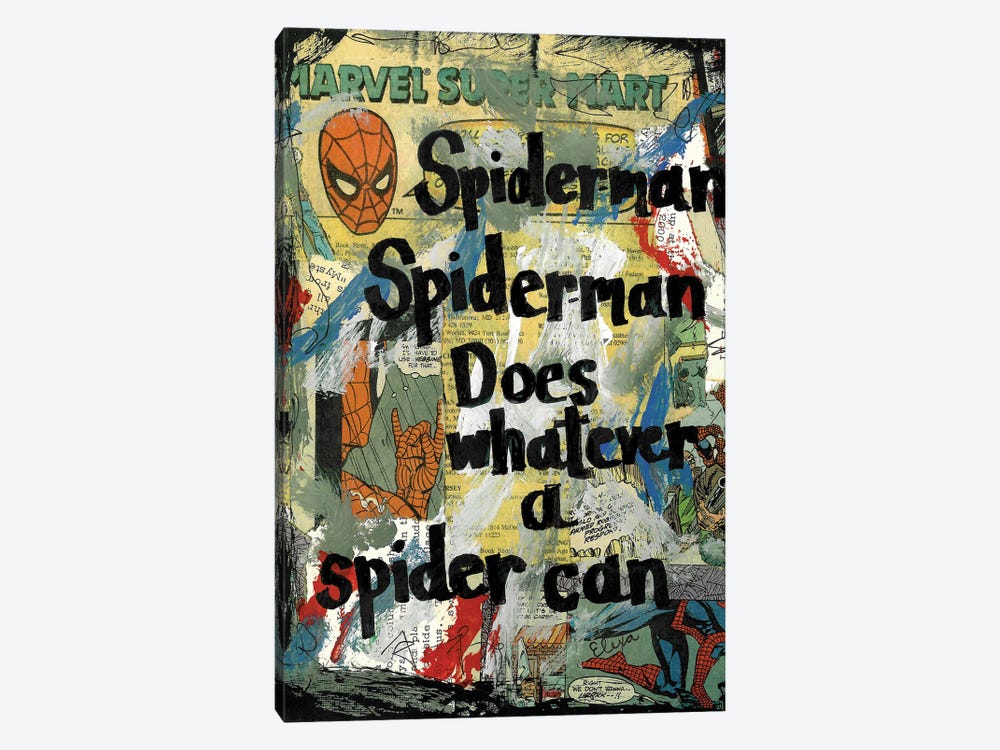 Spiderman by Elexa Bancroft 1-piece Canvas Print