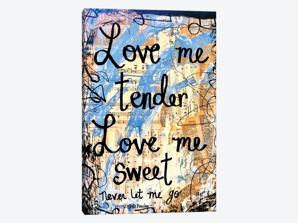 Love Me Tender By Elvis by Elexa Bancroft 1-piece Art Print