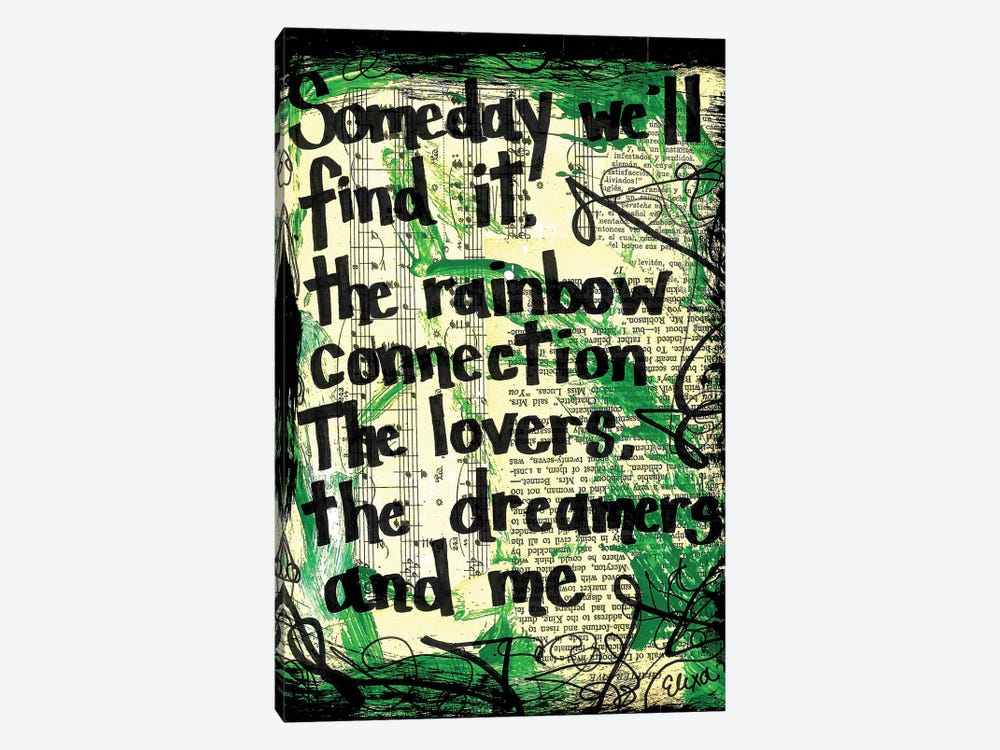 Rainbow Connection Muppets by Elexa Bancroft 1-piece Canvas Artwork
