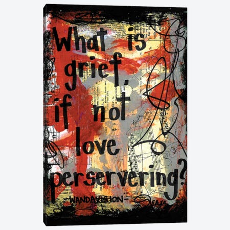 Grief Love Perservering Wandavision Canvas Print #EXB178} by Elexa Bancroft Canvas Wall Art
