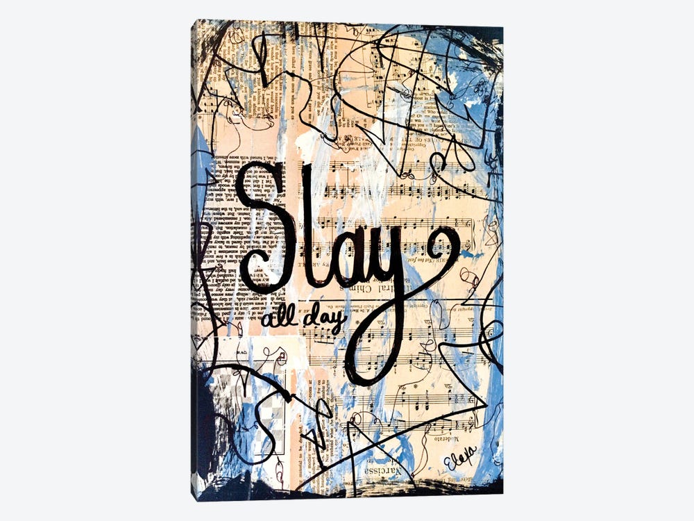 Slay All Day by Elexa Bancroft 1-piece Canvas Wall Art