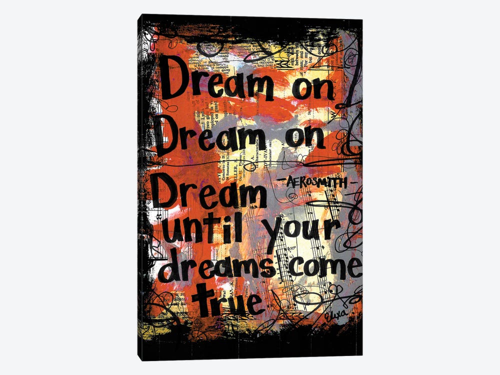 Dream On Aerosmith by Elexa Bancroft 1-piece Canvas Print