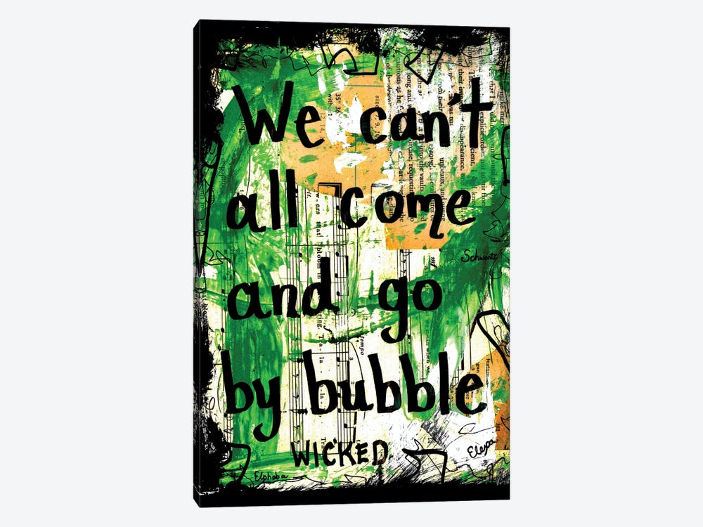 Bubble From Wicked by Elexa Bancroft 1-piece Canvas Art