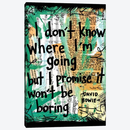 Where I'm Going Bowie Canvas Print #EXB34} by Elexa Bancroft Canvas Print