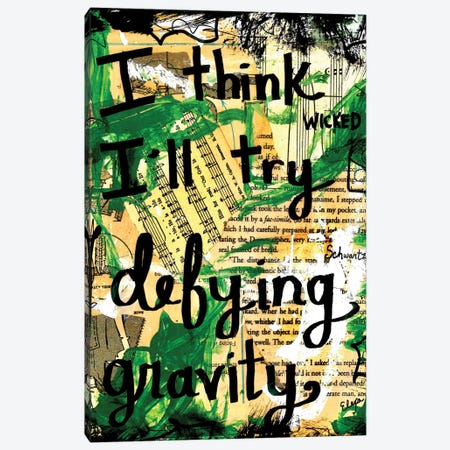 Defying Gravity Wicked Canvas Print #EXB35} by Elexa Bancroft Art Print