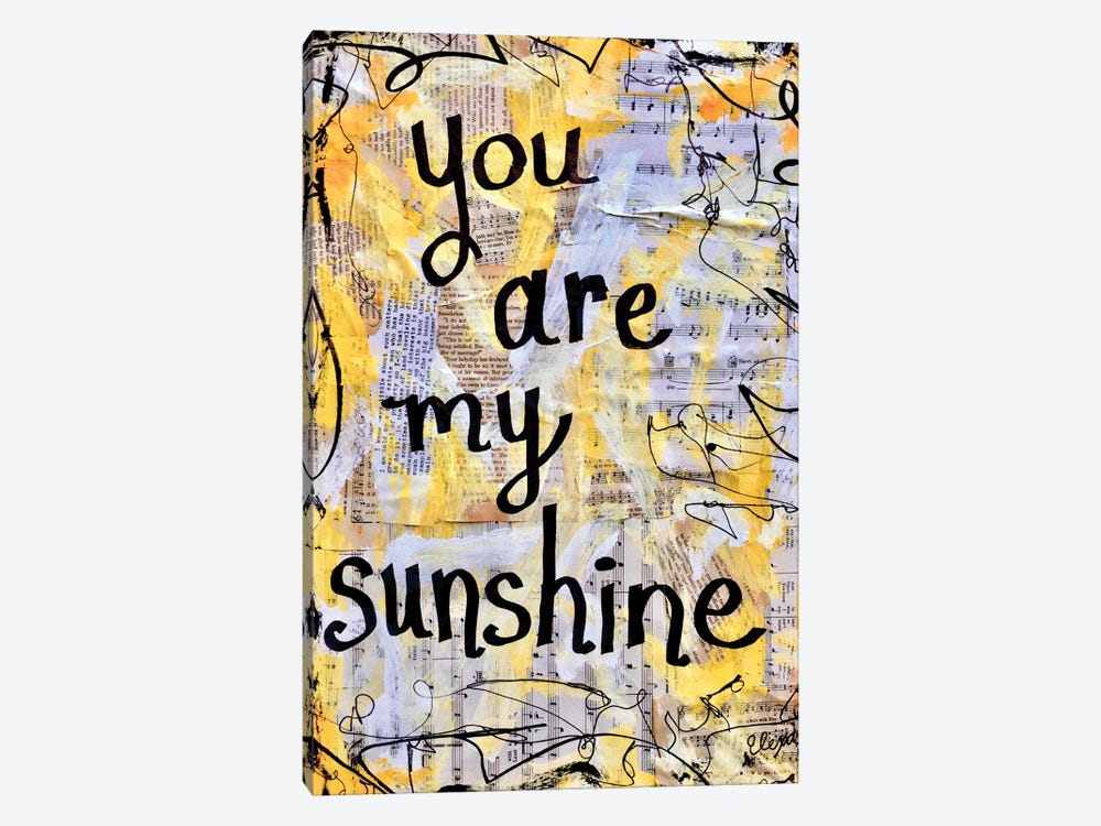You Are My Sunshine by Elexa Bancroft 1-piece Canvas Art