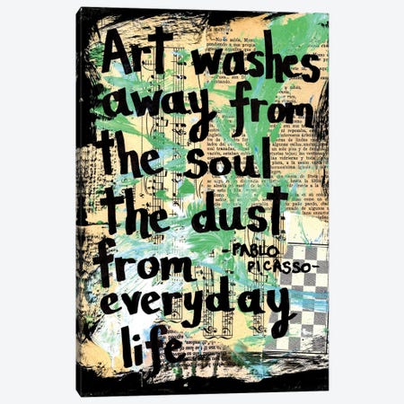 Art Soul Picasso Canvas Print #EXB41} by Elexa Bancroft Canvas Print