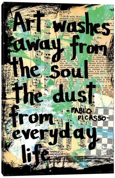 Art Soul Picasso Canvas Art Print - Creativity Art