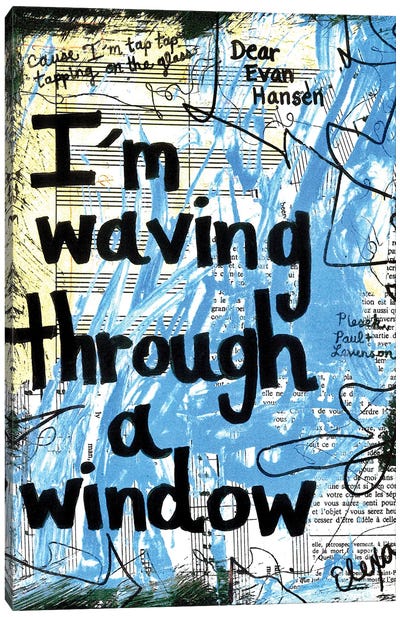Waving Through A Window From Dear Evan Hansen Canvas Art Print - Dear Evan Hansen