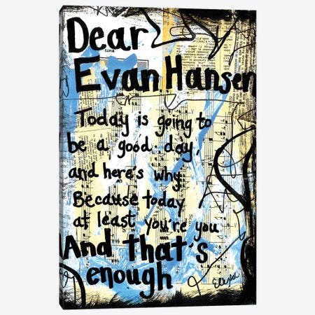 Dear Evan Hansen Canvas Print #EXB46} by Elexa Bancroft Canvas Art