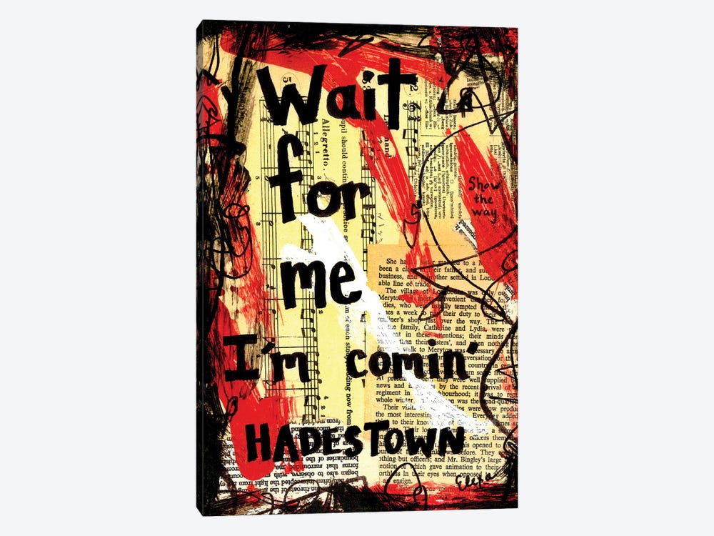 Wait For Me Hadestown by Elexa Bancroft 1-piece Canvas Art Print