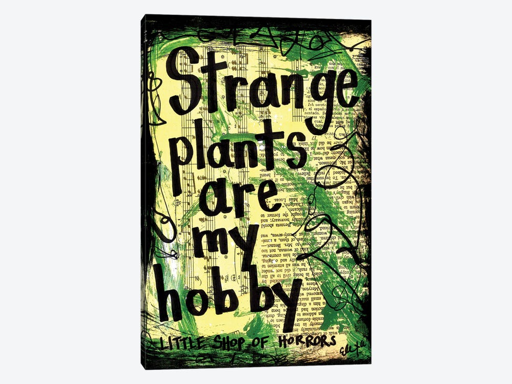 Plants Are My Hobby From Little Shop Of Horrors by Elexa Bancroft 1-piece Canvas Art