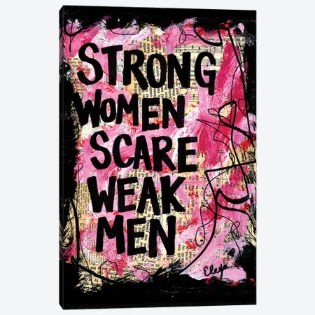 Strong Women Canvas Print #EXB54} by Elexa Bancroft Art Print