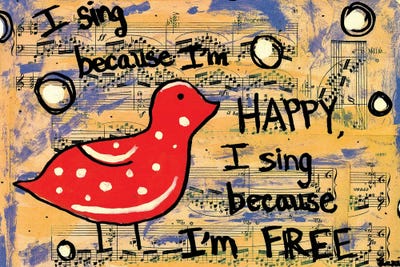 I Sing by Elexa Bancroft canvas print