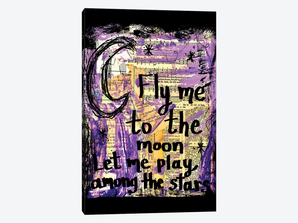 Fly Me To The Moon by Elexa Bancroft 1-piece Canvas Artwork