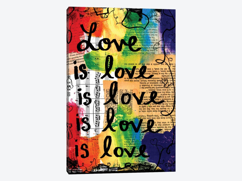 Love Is Love by Elexa Bancroft 1-piece Canvas Art