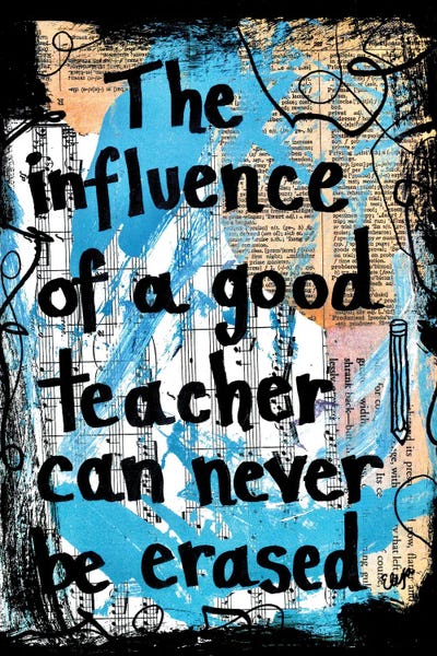 Good Teacher by Elexa Bancroft canvas print