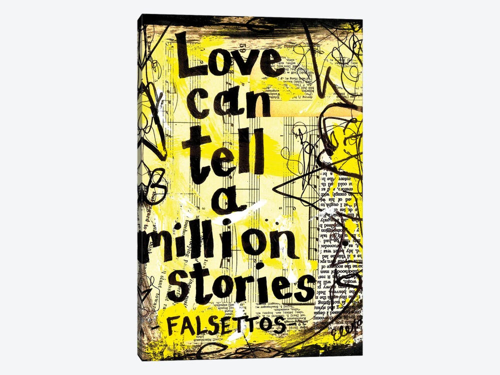 Love Falsettos by Elexa Bancroft 1-piece Canvas Art