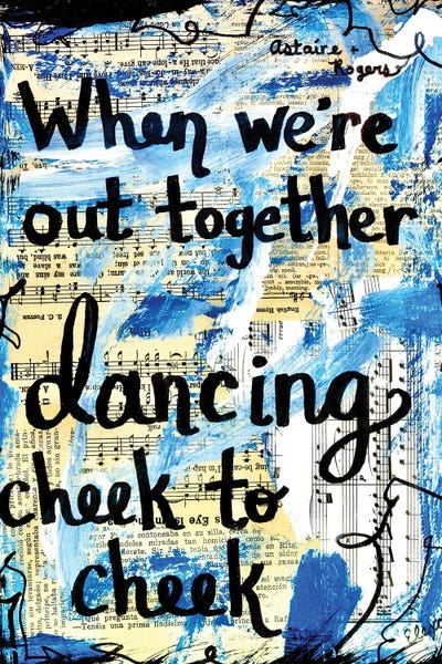 Song Lyrics: Cheek To Cheek by Elexa Bancroft