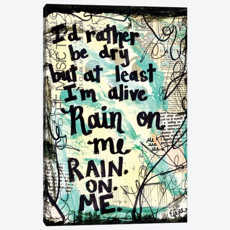 Rain On Me By Lady Gaga Canvas Print #EXB83} by Elexa Bancroft Canvas Art Print
