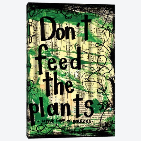 Don't Feed The Plants From Little Shop Of Horrors Canvas Print #EXB85} by Elexa Bancroft Canvas Artwork