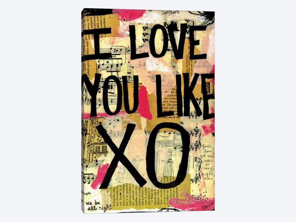 Love You Like XO Beyonce by Elexa Bancroft 1-piece Art Print