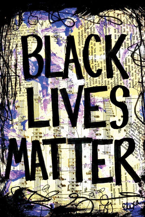 Black Lives Matter by Elexa Bancroft wall art