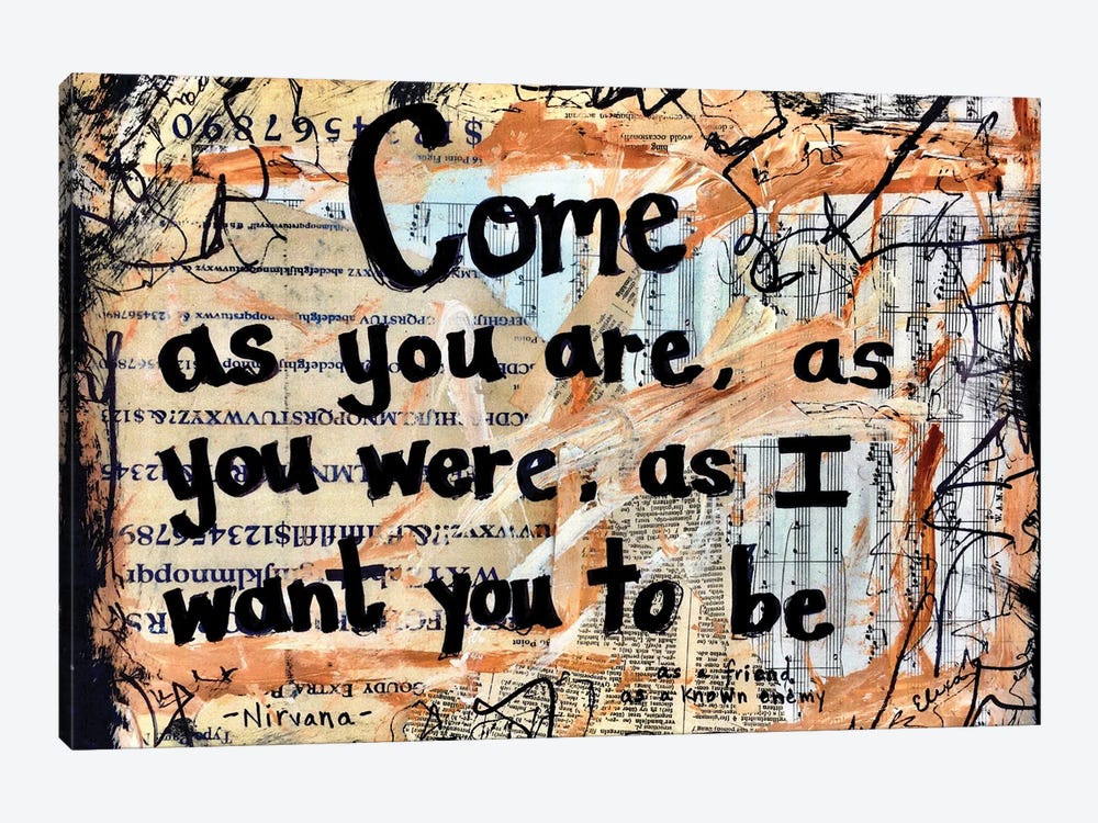 Come As You Are By Nirvana by Elexa Bancroft 1-piece Art Print
