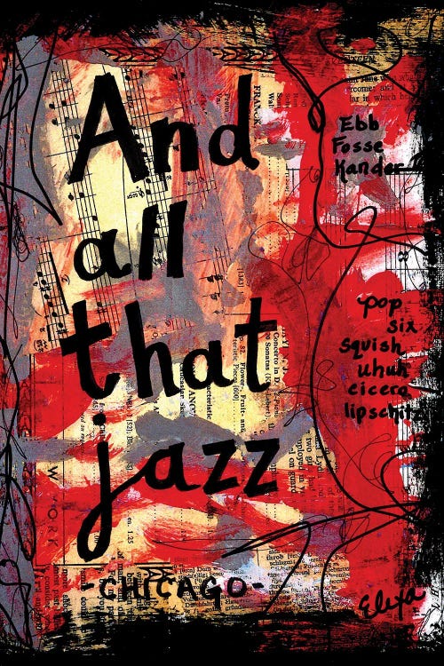 All That Jazz Chicago by Elexa Bancroft wall art