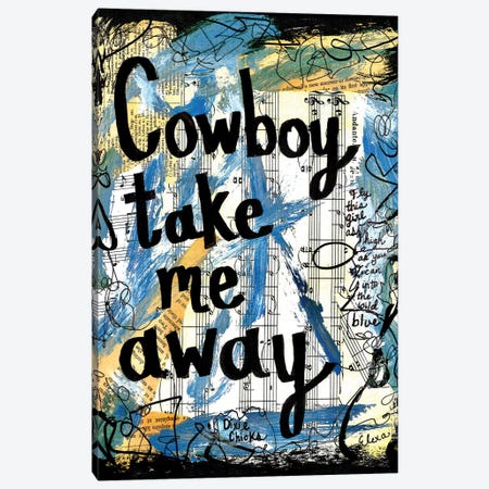 Cowboy Dixie Chicks Canvas Print #EXB92} by Elexa Bancroft Canvas Artwork