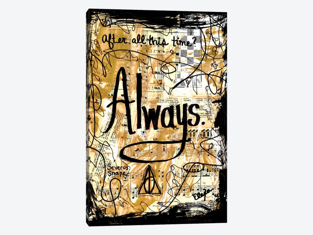 Always Harry Potter by Elexa Bancroft 1-piece Art Print