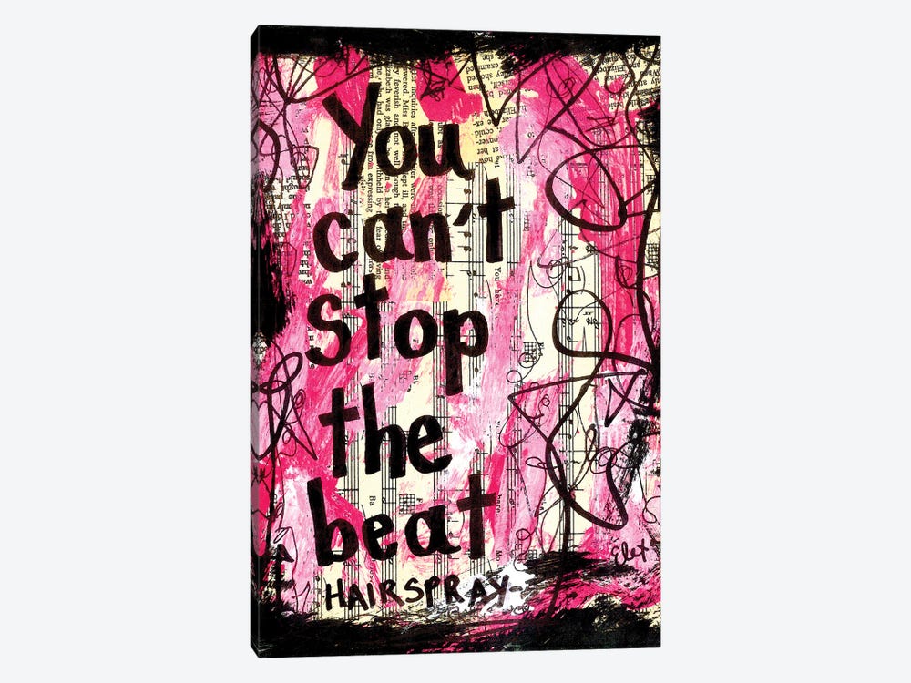 The Beat Hairspray by Elexa Bancroft 1-piece Canvas Art