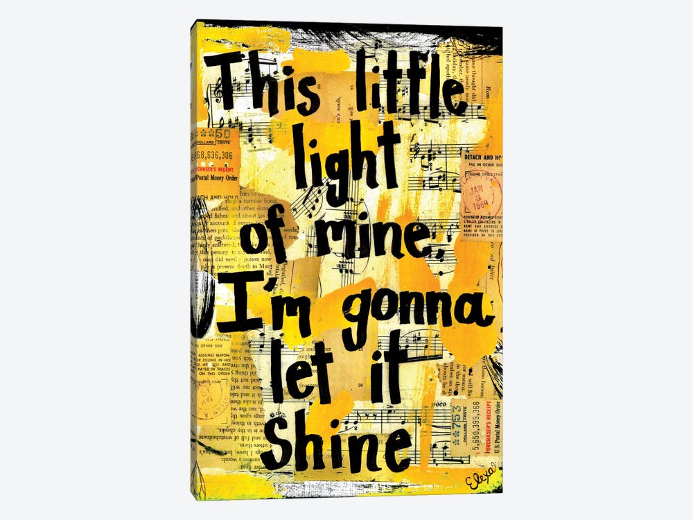 This Little Light Of Mine by Elexa Bancroft 1-piece Canvas Art