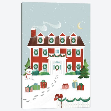 Home for the Holidays Canvas Print #EYC1} by Emily Call Canvas Art Print