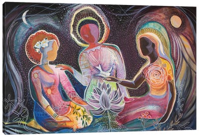 Healing Power Of Sharing Canvas Art Print - Eliry Rydall