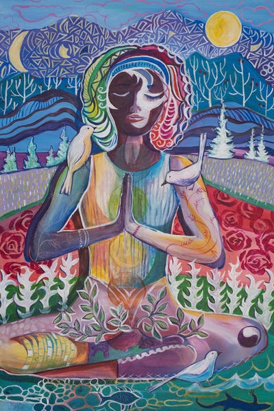 Mystical Myriad by Eliry Rydall framed canvas print