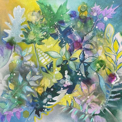 Nature Chaos by Eliry Rydall metal wall art