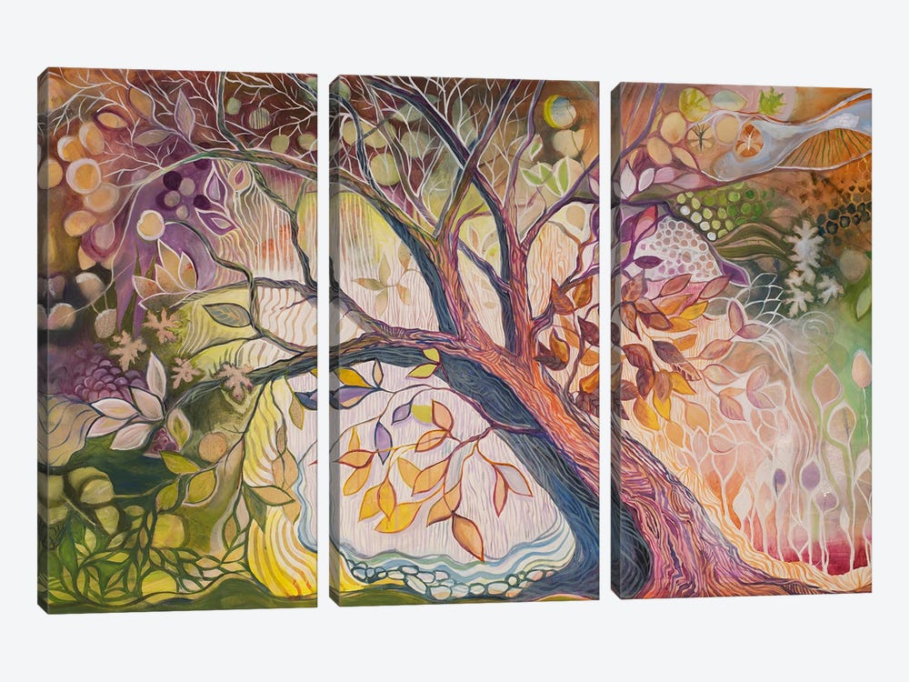 Overstory II by Eliry Rydall 3-piece Canvas Art Print