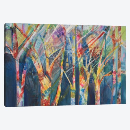 Temple In The Trees Canvas Print #EYD28} by Eliry Rydall Canvas Art