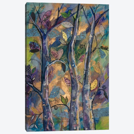 Tree Amigas Canvas Print #EYD29} by Eliry Rydall Canvas Artwork