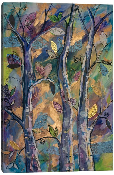 Tree Amigas Canvas Art Print - Eliry Rydall