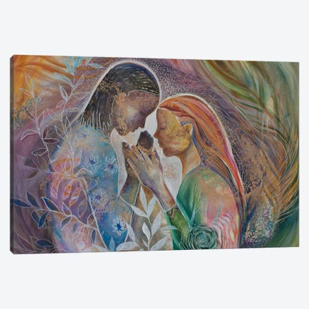 Healing Power Of Prayer Canvas Print #EYD33} by Eliry Rydall Art Print