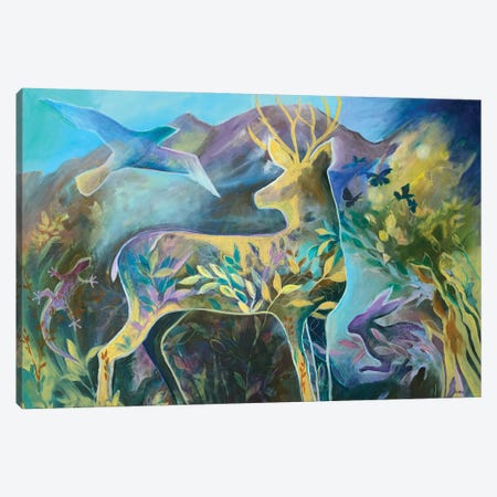 The Silent Creatures Canvas Print #EYD48} by Eliry Rydall Canvas Wall Art