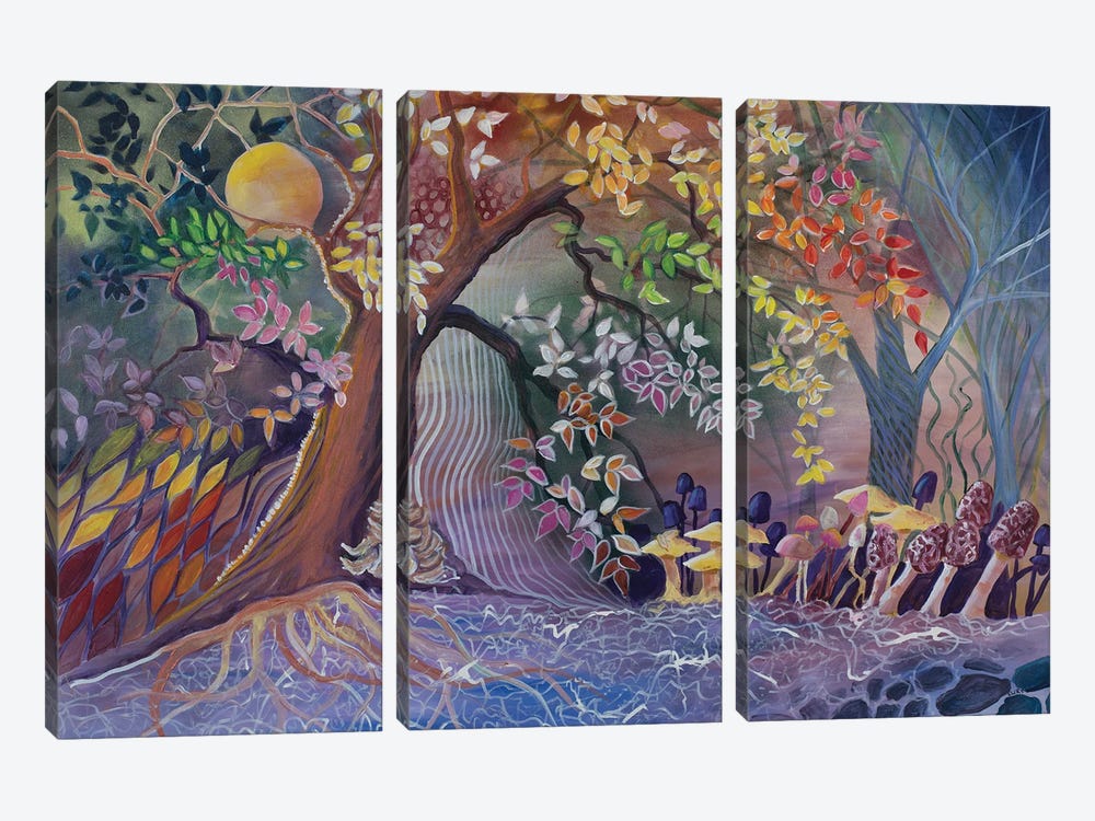 Mother Tree III by Eliry Rydall 3-piece Canvas Art Print