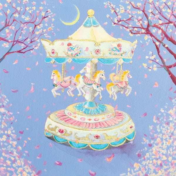 Eury Kim: Cherryblossom Carousel by Eury Kim