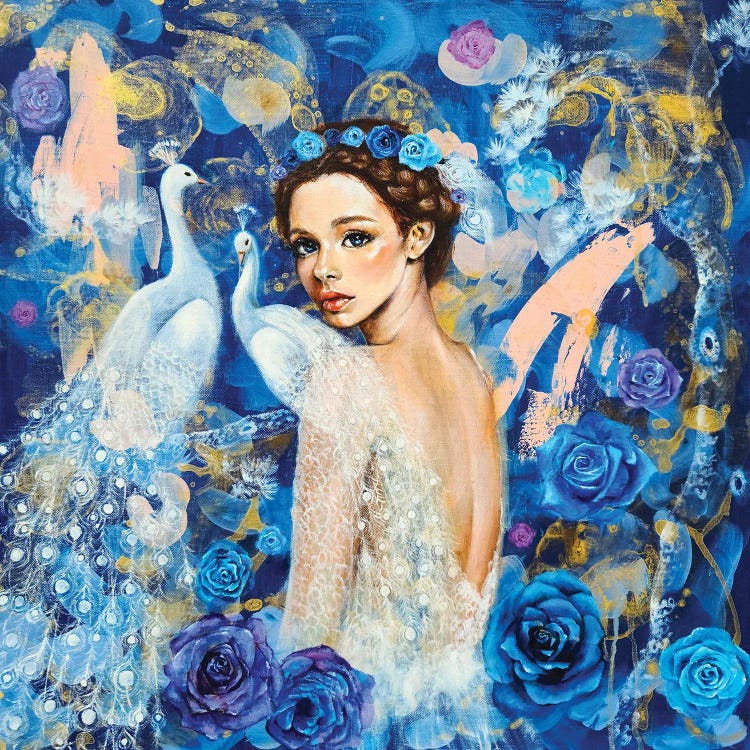 Miracle Blue by Eury Kim wall art