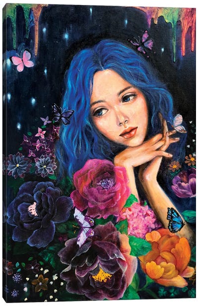 A Starry Night Canvas Art Print - Eury Kim