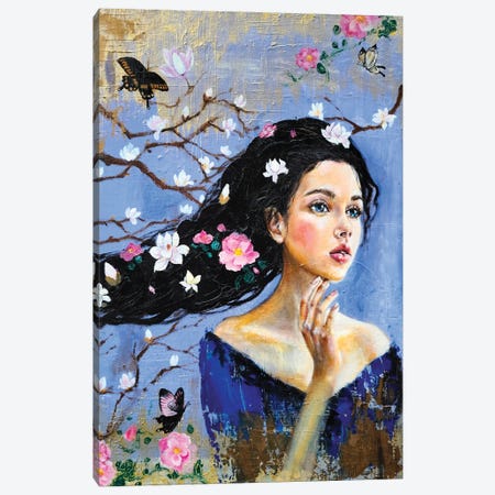 The Dreamer: Magnolia Canvas Print #EYK25} by Eury Kim Canvas Art
